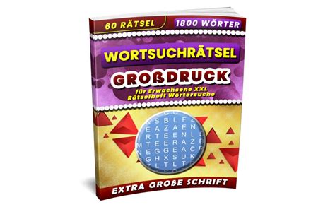 Wortsuchr Tsel F R Erwachsene Gro Druck Xxl R Tselheft W Rtersuche