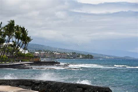 Niumalu Beach at Kailua Bay in Kailua-Kona on the Big Island in Hawaii ...