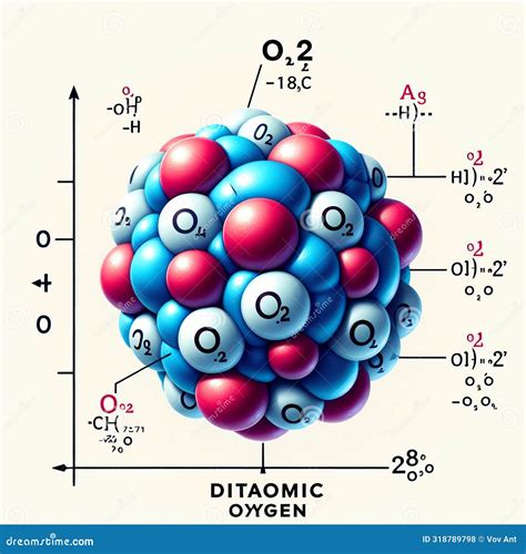 Diatomic Oxygen The Simplest Form Of Molecular Oxygen Consits O Stock