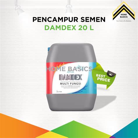 Jual Pencampur Semen Damdex 20 Liter Pengeras Beton Anti Bocor Obat