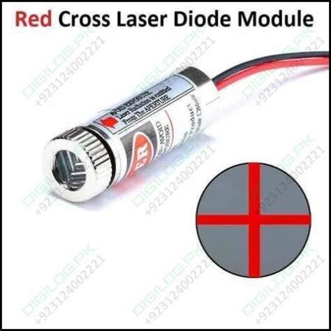 Mw Nm Red Cross Line Laser Module Adjustable Focus Laser Diode