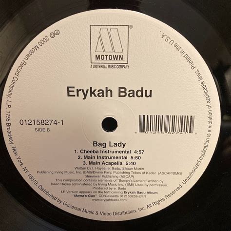 Yahoo オークション ERYKAH BADU BAG LADY