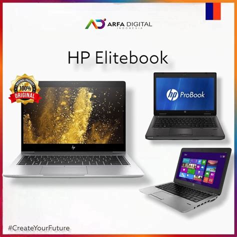 Laptop HP Elitebook Probook Core I7 I5 RAM 8GB SSD 256GB Murah