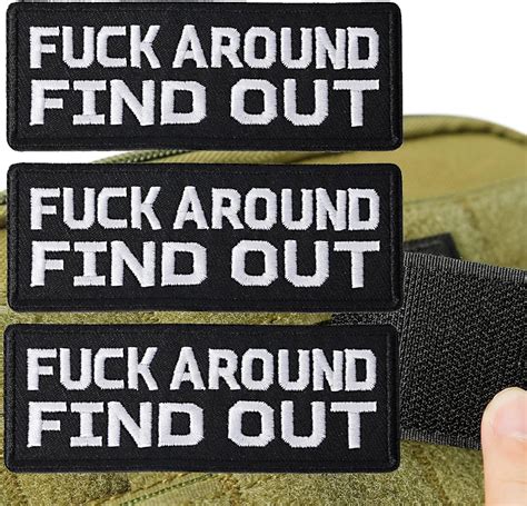 Amazon Ocqotat Fuck Around And Find Out Patches Pack Funny