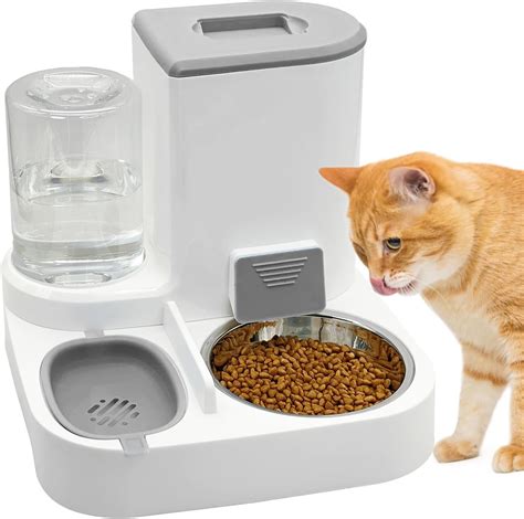 Amazon Fhiny Gravity Cat Feeder And Water Dispenser 2 In 1