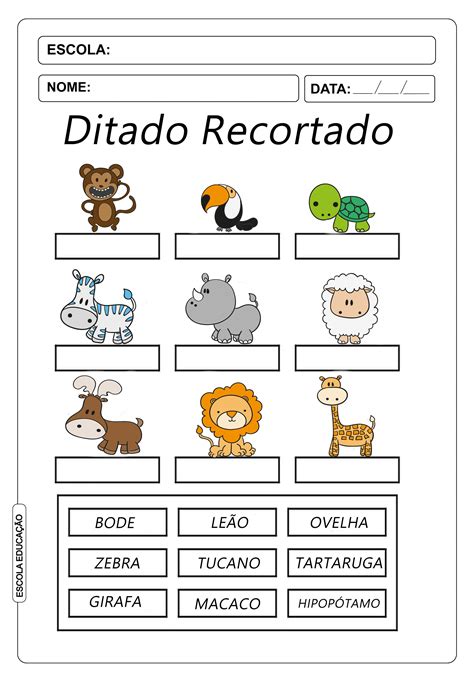 Atividades Com Ditados