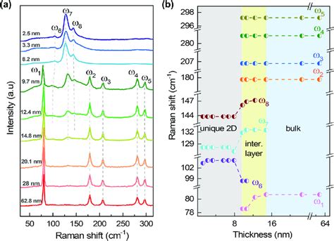 Raman Spectra Of The 2d Gagete Flakes A Raman Spectra For These 2d