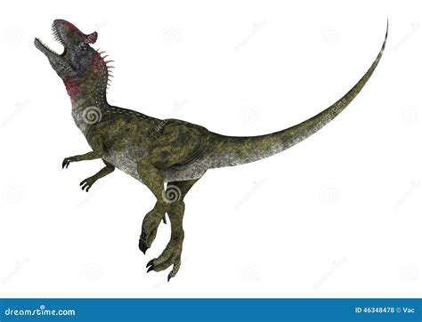 Dinosaur Cryolophosaurus Stock Illustration Illustration Of Isolated