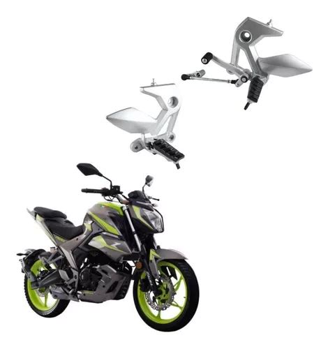 Juego Posapies Delanteros Der Izq C Pedal Italika 250z Meses Sin