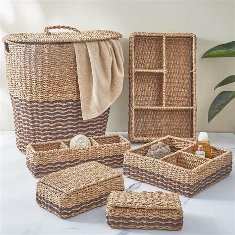 Buy Wilton Cameron Iron And Seagrass Storage Box With Lid From Home