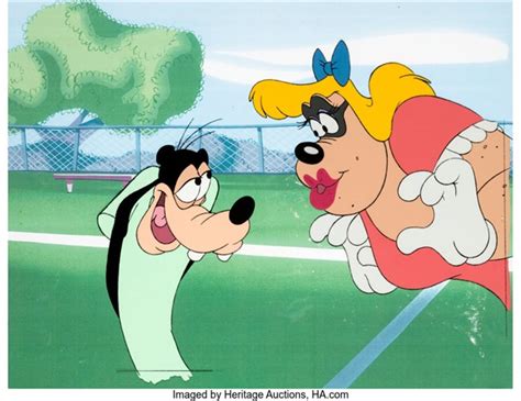 Sport Goofy in Soccermania Sport Goofy and Beagle Boy Production Cel ...