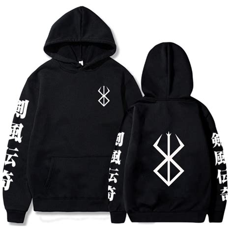 Berserk Hoodies Berserk Long Sleeves Printed Hoodie Berserk Shop