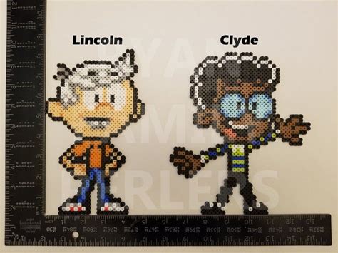 Loud House Perlers Free U S Shipping Etsy Perler Bead Art Perler Bead Patterns Perler Beads