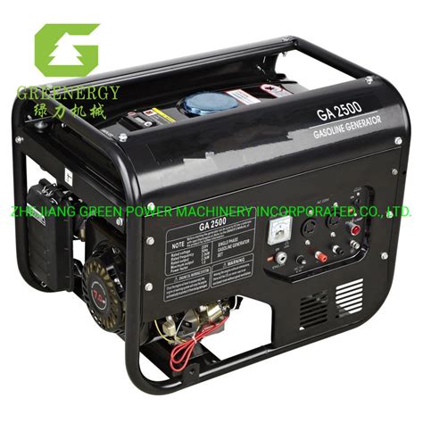 Kw Hp Portable Gasoline Generator Set With Engine Gx From Green