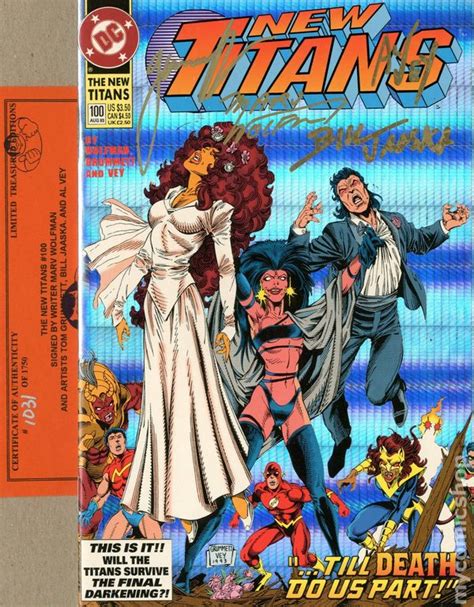 Teen titans comic books issue 100