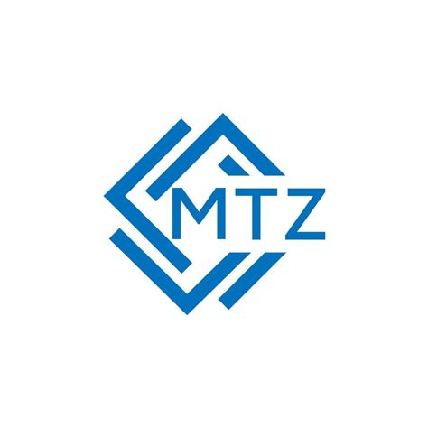 mtz letter logo design  white background mtz creative circle letter