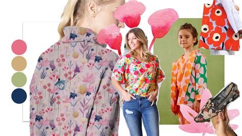 Pressed Beauty Unveiling The Flattened Floral Pattern Trend