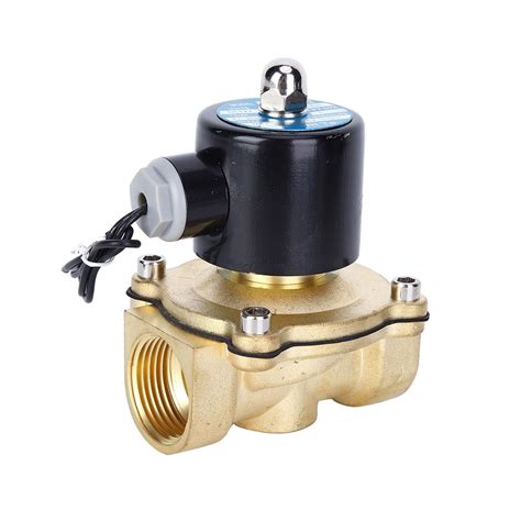 Dc 12v 1 Inch Brass 2 Way 2 Position Electric Solenoid Valve Magnetic Air Normally Closed