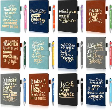 Amazon Qeeenar 24 Pcs Teacher Appreciation Gifts Teacher Notebook