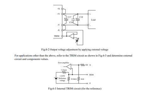 Power Supply Module Internal Trimmer circuit / Remote Programming ...