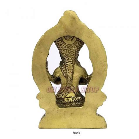 Maharishi Patanjali Brass Golden Murti Statue @ USA UK