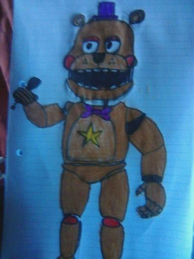 Dibujo De Rockstar Freddy Fnaf Amino Espa Ol Amino