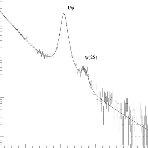 Invariant Mass Spectrum Of The Opposite Sign Muon Pairs In The J