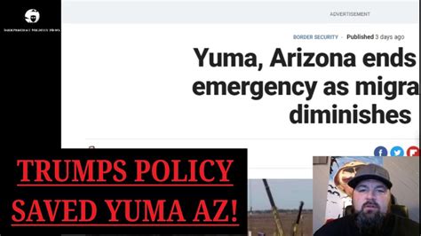 Independent Nightly News Yuma Arizona Declared Migrant Emergency Diminishing Youtube