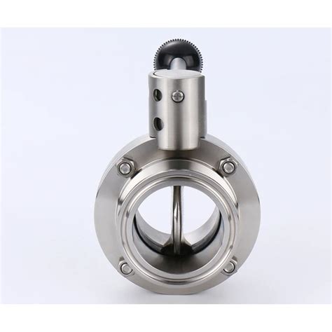 Stainless Steel Sanitary Pipe Fitting Manual Driven Welding Butterfly Valve Butterfly Valve