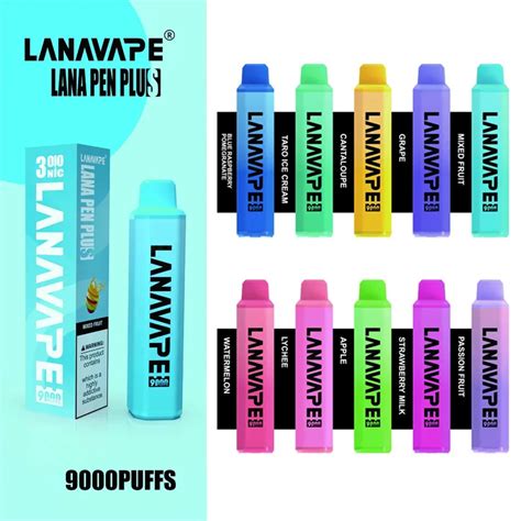 Authentique Vape Jetable Lanavape Lana Pen Plus Puffs Pod E