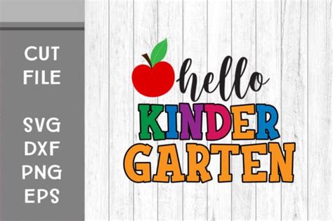 Hello Kindergarten Svg Bundle Graphic By Svgcraft · Creative Fabrica