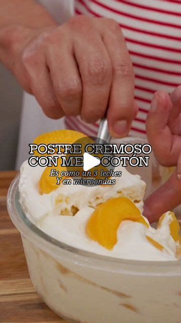 Info On Instagram Postre Cremoso Con Melocot N Es Como Un Tres Leches