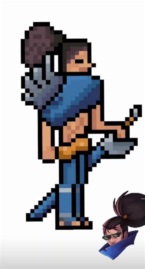 Yasuo Pixel Pixel Art Yasuo Art