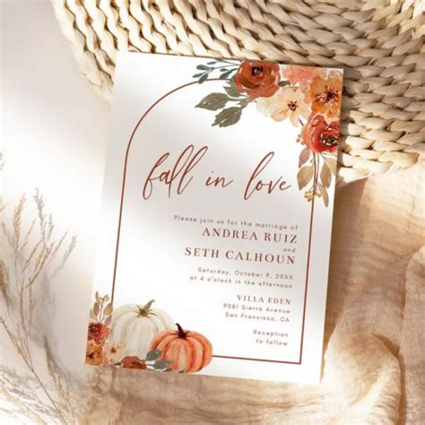 17 Fall Wedding Invitations Junebug Weddings