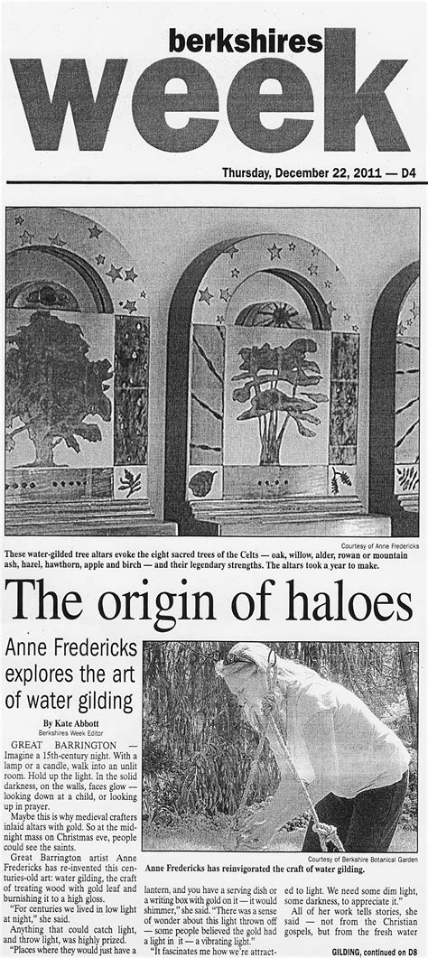 Anne G. Fredericks » Berkshire Eagle Feature