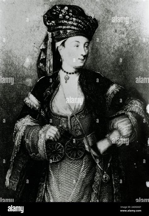 Mary Montagu Engraving Of Lady Mary Wortley Montagu 1689 1762