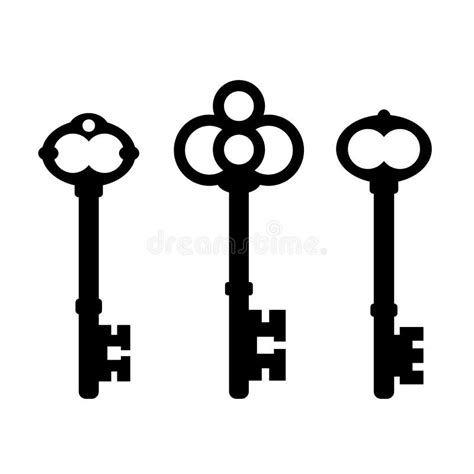 Old Key Icon Stock Vector Illustration Of House Clipart 142219985