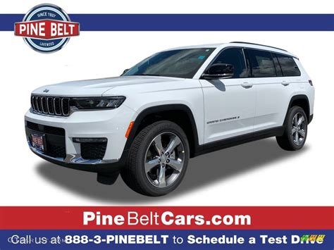 2021 Bright White Jeep Grand Cherokee L Limited 4x4 142809639 Photo 3 Car