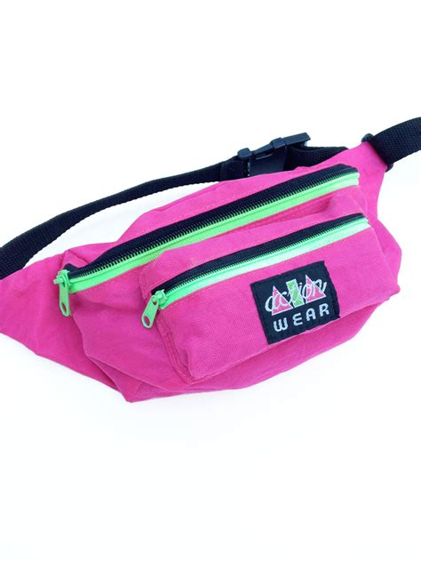 Totally 80s Neon Action Wear Fanny Pack 24 To 40