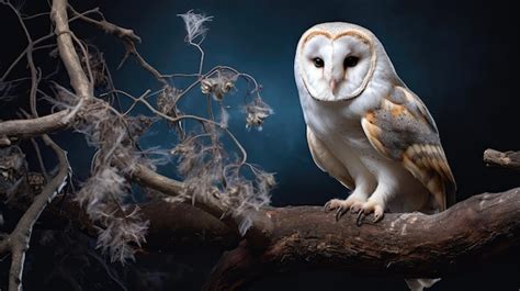 Premium Photo Wildlife Barn Owl Depic