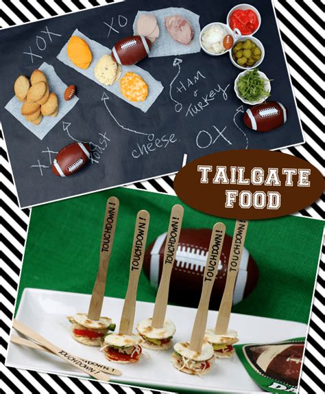 Tailgate Food: Football Sandwich Bar + Touchdown Taco Bites! | Pizzazzerie