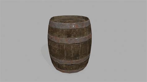 Artstation Barrel Game Assets