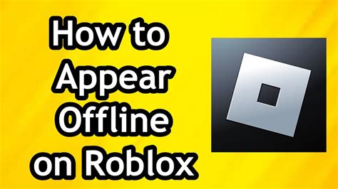 How To Appear Offline On Roblox Full Tutorial YouTube