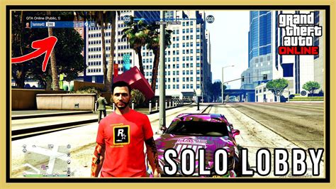 How To Get In A Solo Public Lobby In Gta Online On Ps Gta V Next Gen