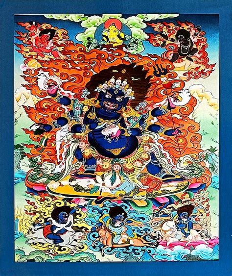 Mahakala Unframed Paper Thangka Poster