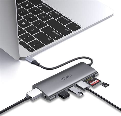 Wiwu Alpha In Usb C Hub A H Gray A Hg Buy Best Price