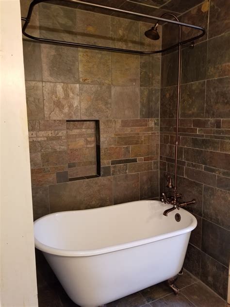 Clawfoot Bathtub and Custom Tile | Gettysburg, PA