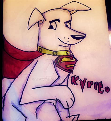 Krypto the Super Dog by LuckyNoble on DeviantArt