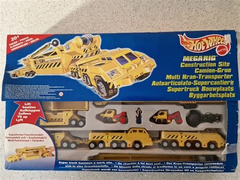 HOT WHEELS MEGA Rig Construction Site Mattel 1996 COMPLETE Hardly Used 15 00 PicClick UK
