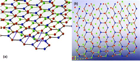 A Structure Of 2d Mono Layer Mos 2 Mose 2 And B Top View Of Mos 2 Download Scientific